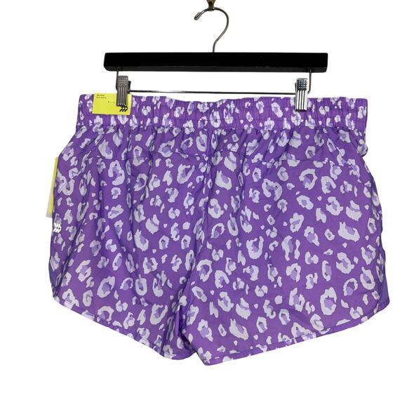 NEW! In Motion Sport Shorts Casual Running Purple Athletic -L - Picture 1 of 4